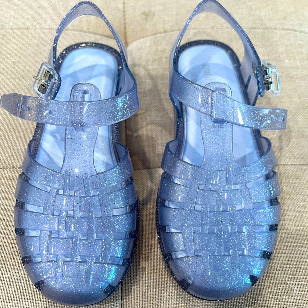 Mini Melissa Possession Jelly Sandal Clear Glitter